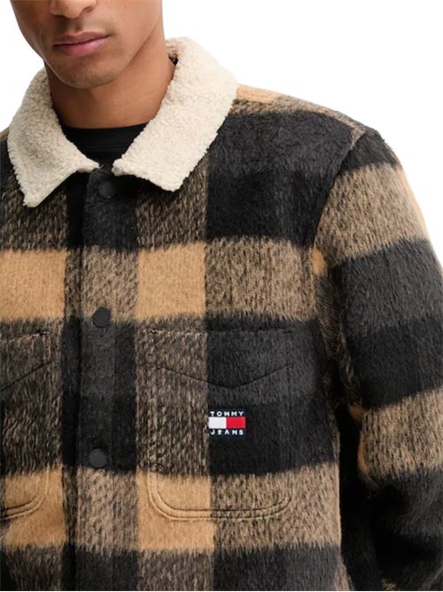 Giacca a quadri con dettagli teddy Tommy Jeans | DM0DM22010BDS